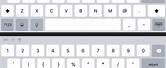 iPad Screen Keyboard