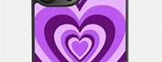 iPhone 12 Mini Purple Heart Case