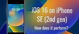 iPhone SE 2nd Generation iOS 16