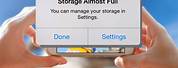 iPhone Storage Full Record Video