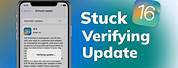 iPhone Verifying Update Stuck On Lock Screen