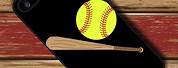 iPhone XS Softball Case