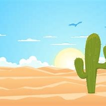 Cartoon Desert