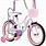 16 Girls Bike with Training Wheels