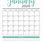 2020 Printable Calendar Customizable Free