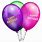 24 Birthday Balloons