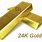24 Karat Real Gold Pick Up