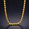 24K Solid Gold Chain Necklace