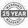 25 Year Guarantee Logo