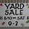 3 Yards Fabric Sale Sign