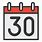 30-Day Calendar Icon