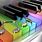 3D Colorful Music Notes