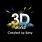 3D World Created by Sony Sony Make Believe Logo