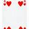 4 Hearts Card