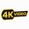 4K Video Logo