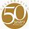 50 Years in Business Logo