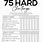 75 Day Hard Challenge Printable