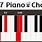 Abmaj7 Piano Chord