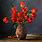 Acrylic Painting Flower Vase