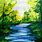 Acrylic River Landscape Paintings
