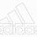 Adidas Logo Outline