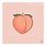 Aesthetic Cartoon Peach