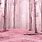 Aesthetic Pink Forest