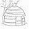 African Hut Coloring Page