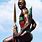 African Warrior with Spear