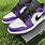 Air Jordans Purple and White
