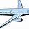 Airplane Side View Clip Art