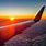 Airplane Sunset Sky