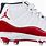 All Red Football Cleats