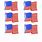 American Flag Decals Small