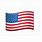 American Flag Emoji Text