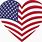 American Flag Heart Clip Art Free