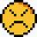 Angry Face Pixel Art