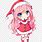 Anime Chibi Christmas Girl