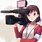 Anime Girl with Camera