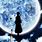 Anime Wallpaper with Moon