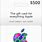 Apple Gift Card $500