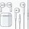 Apple Headphones Drawing