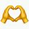 Apple Heart Hand. Emoji