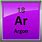 Argon Element Symbol
