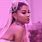 Ariana Grande Pink Background