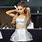 Ariana Grande Silver Skirt