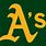 As Baseball Logo