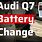 Audi Q7 Battery Location