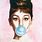 Audrey Hepburn Stencil Art
