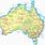 Australia Map Print